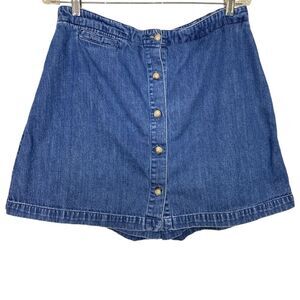 Vintage 90s White Stag denim skort size 14